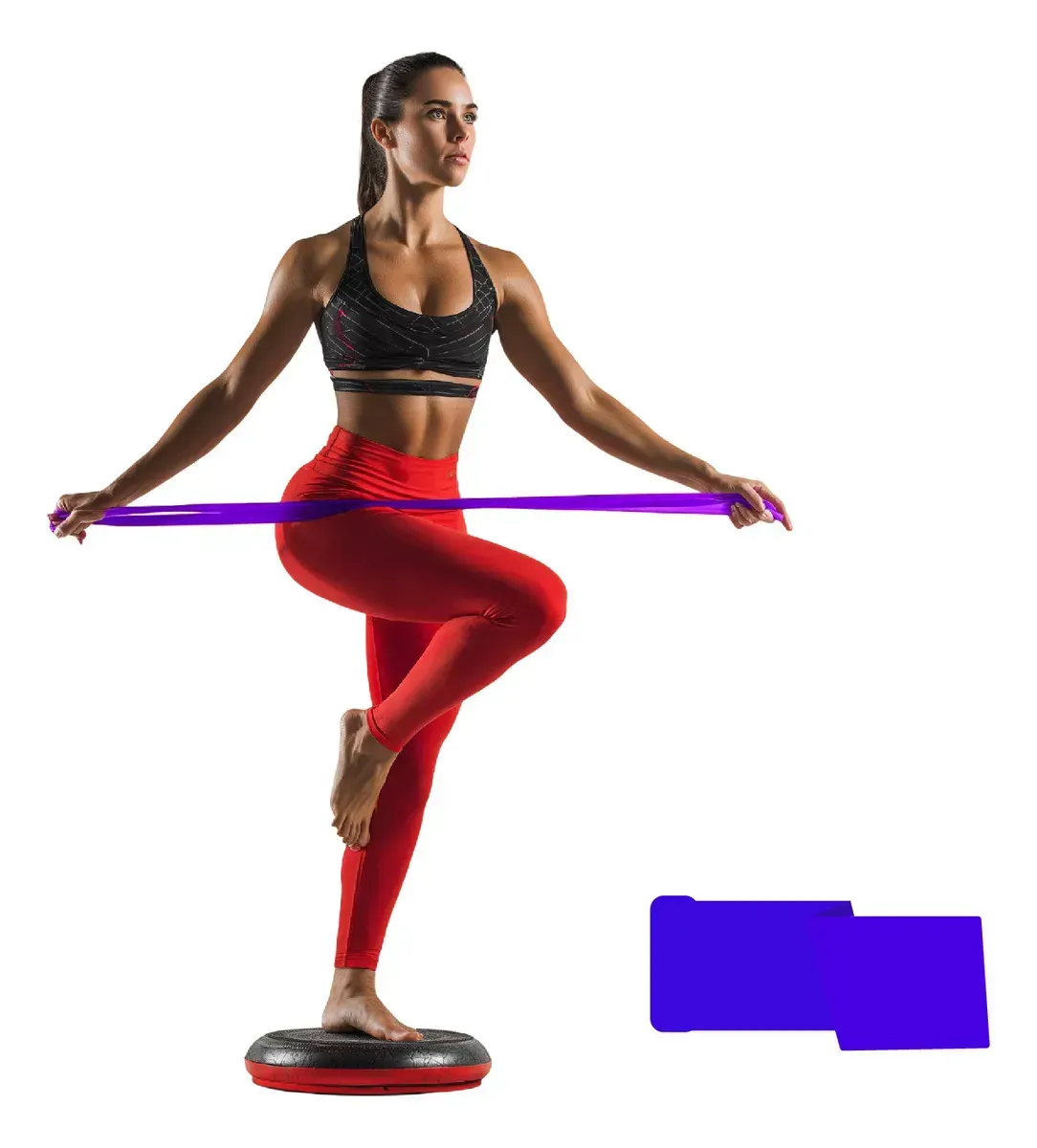 Banda Elástica De Estiramiento 150 Cm Rehabilitacion Yoga img #1