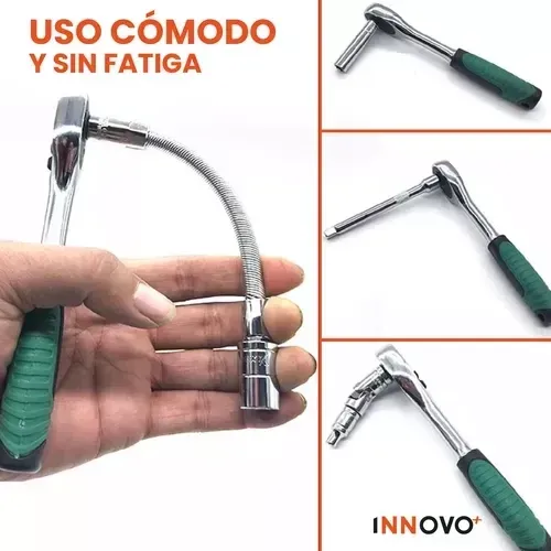 Juego De Rachet 53 Piezas Chrome Vanadium Con Estuche Innovo img #4