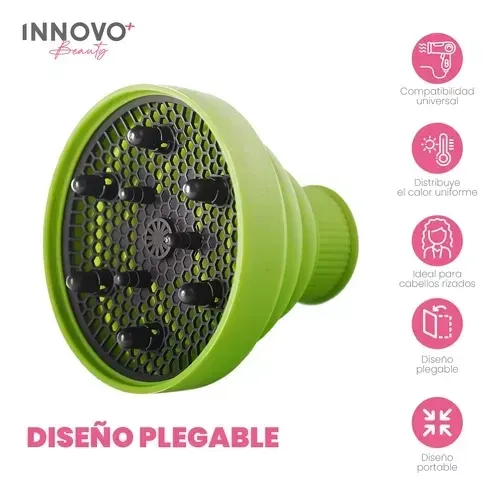 Difusor Adaptador Para Secador Rizos Pelo Cabello Plegable img #4