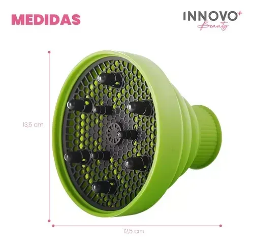 Difusor Adaptador Para Secador Rizos Pelo Cabello Plegable img #3