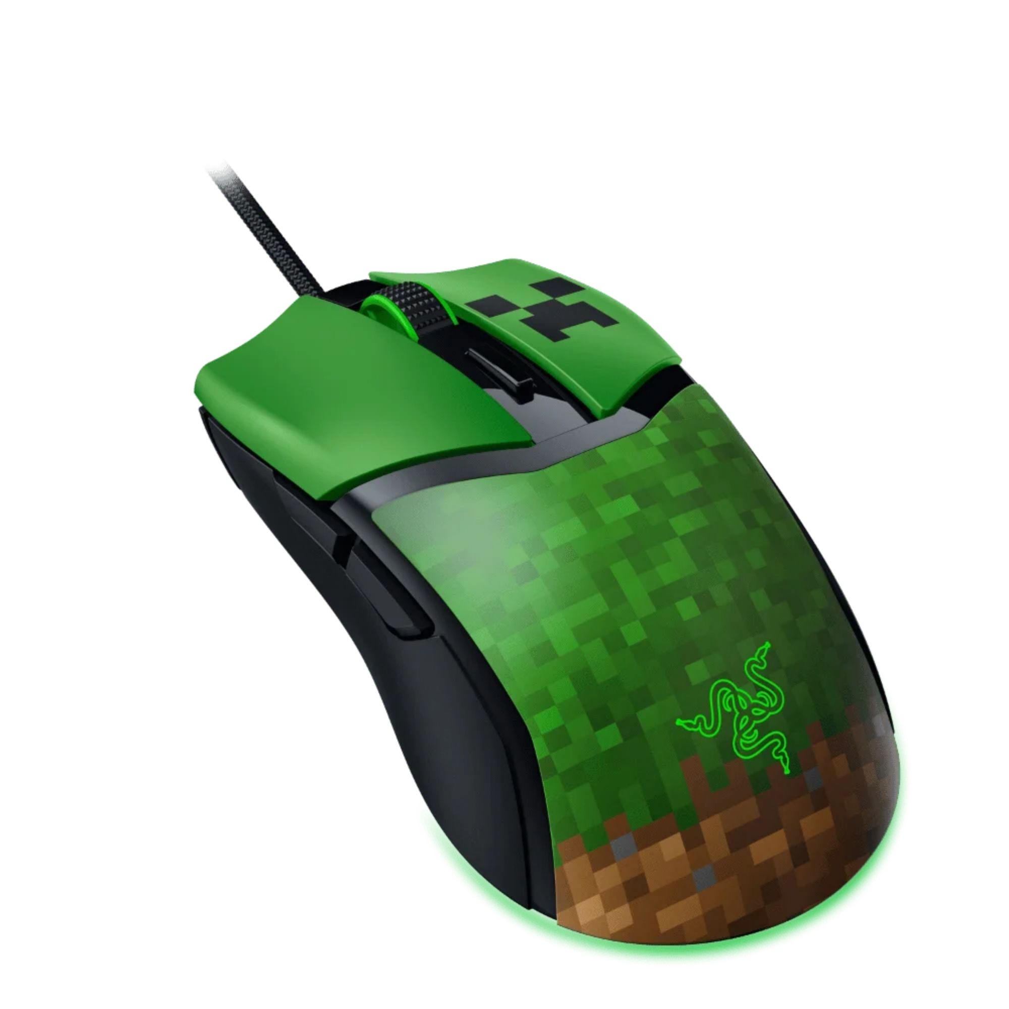 Mouse Gamer Razer Cobra Lightweight Wired Minecraft Edition img #4