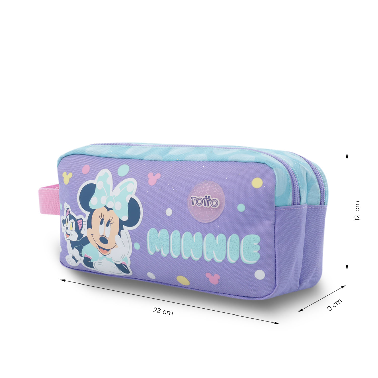 Combo Escolar Morral Minnie Mediano + Lonchera y Cartuchera img #11