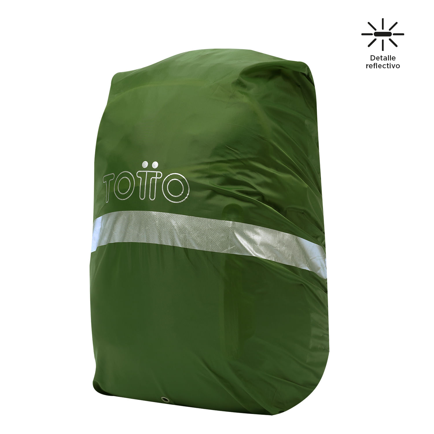 Forro Impermeable Rain Cover Plegable para Maleta Verde img #2