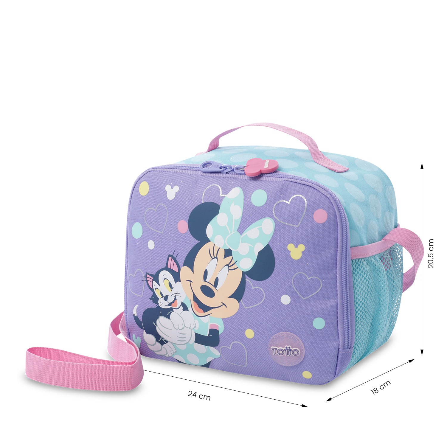 Combo Escolar Morral con ruedas Minnie + Lonchera y Cartuchera img #9