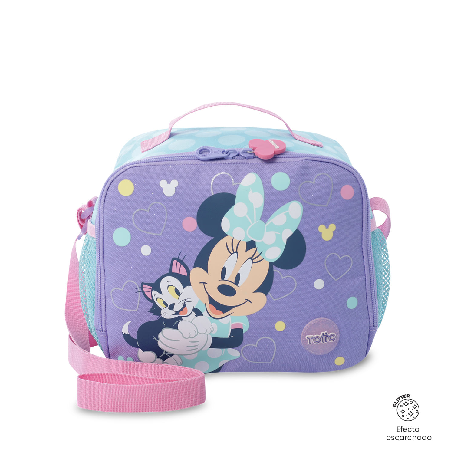 Combo Escolar Morral con ruedas Minnie + Lonchera y Cartuchera img #6