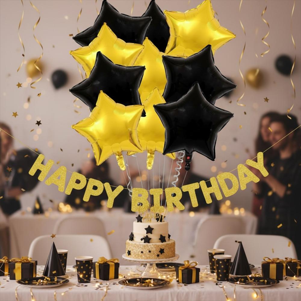 Set De 8 Globos Temática De Estrellas img #2