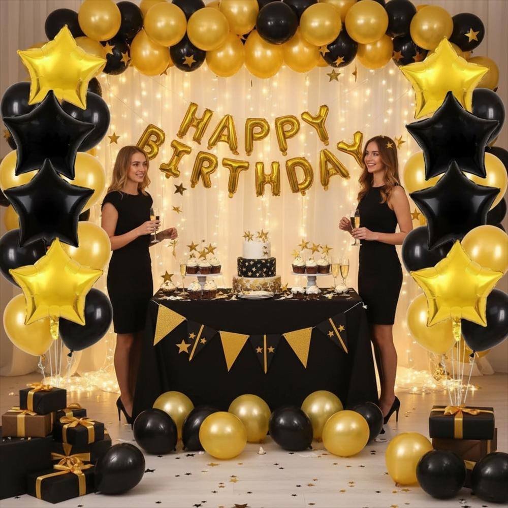 Set De 8 Globos Temática De Estrellas img #3