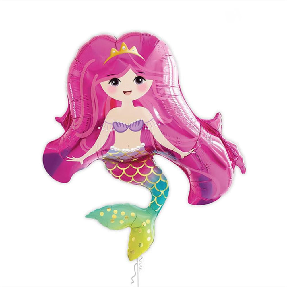 Set De Globos Temática Sirena img #3