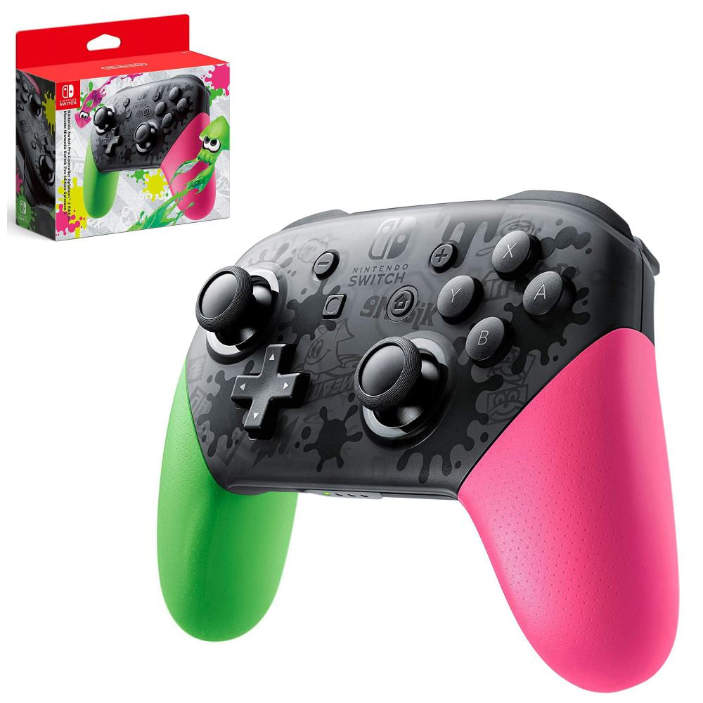 Controlador Nintendo Switch Pro Bluetooth Joystick Splatoon 2 Edition img #4