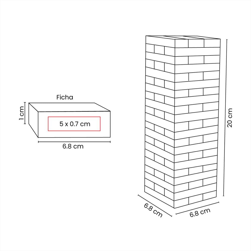 Juego Didáctico Torre Jenga Yenga img #5