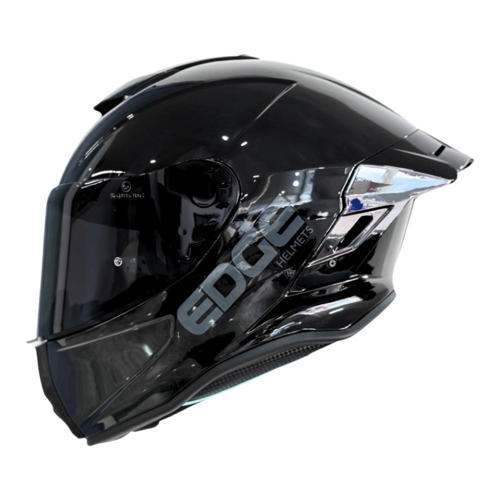 Casco Edge Integral Shanghai Sólido Cert.Dot Ece Negro img #2