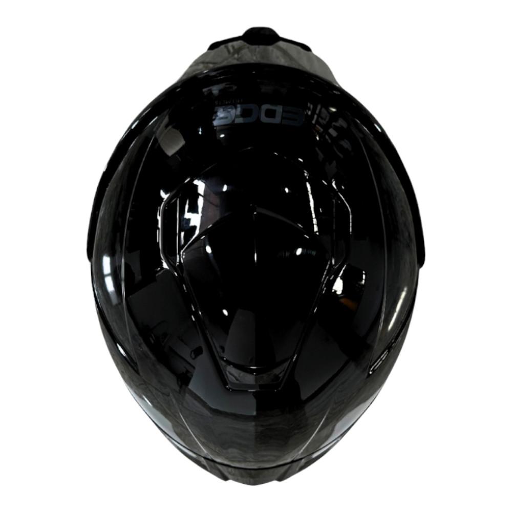 Casco Edge Integral Shanghai Sólido Cert.Dot Ece Negro img #5