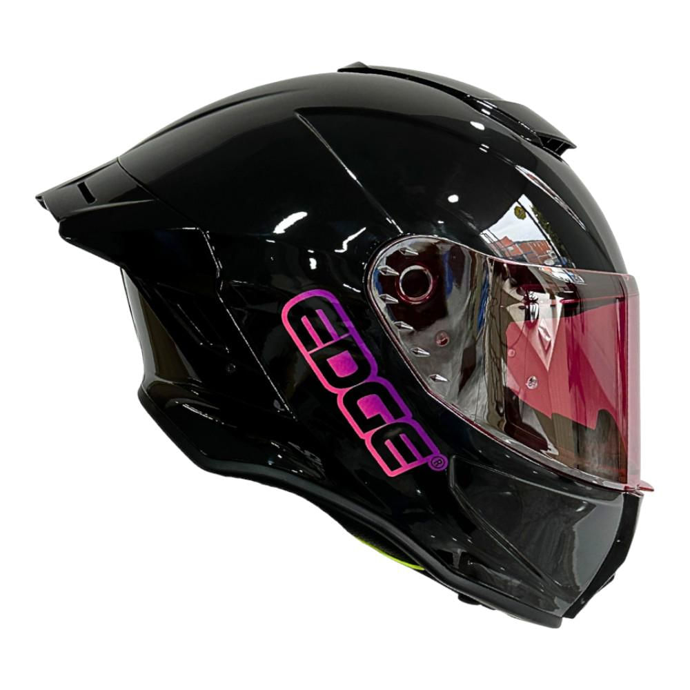Casco Edge Integral Shanghai Sólido Cert.Dot Ece Negro Brill img #1