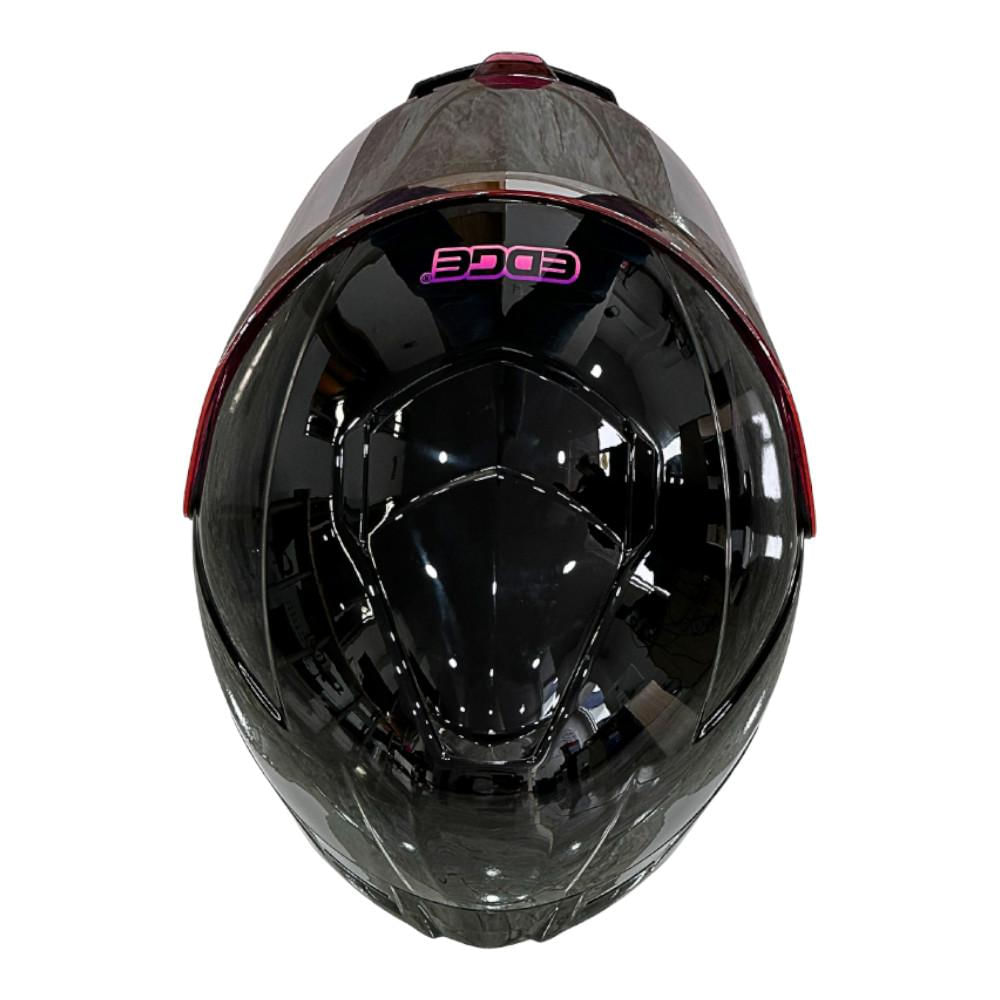 Casco Edge Integral Shanghai Sólido Cert.Dot Ece Negro Brill img #4