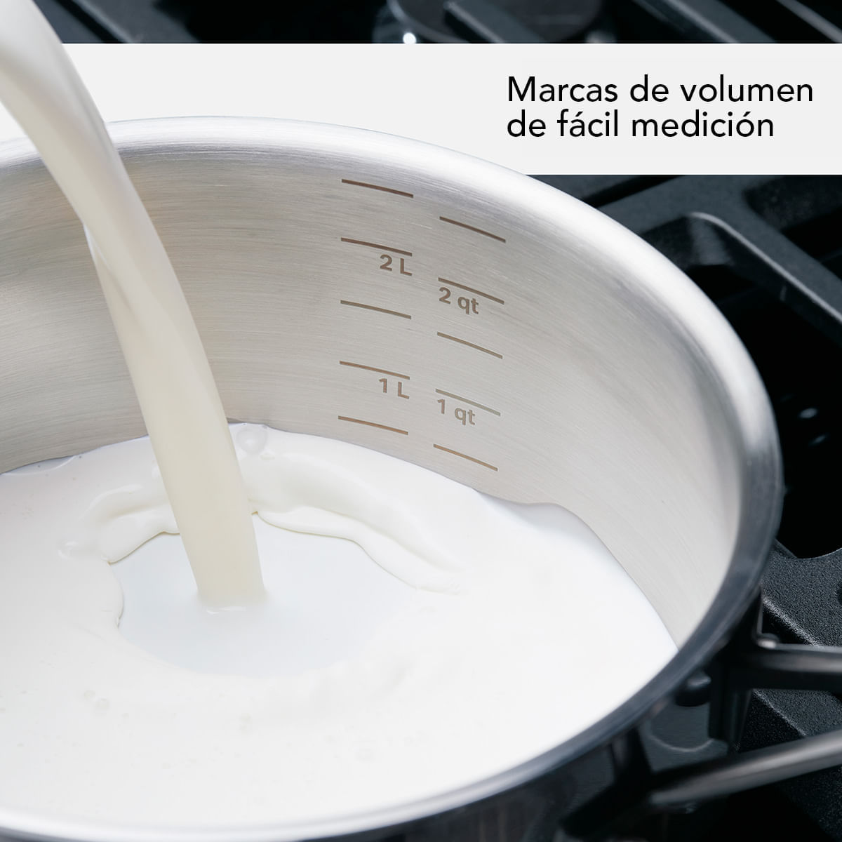 Juego de Ollas 10 pzs. Acero Inoxidable 5 capas Clad. Inducción. KitchenAid img #13