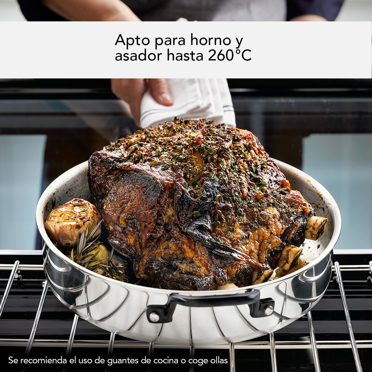 Juego de Ollas 10 pzs. Acero Inoxidable 5 capas Clad. Inducción. KitchenAid img #16
