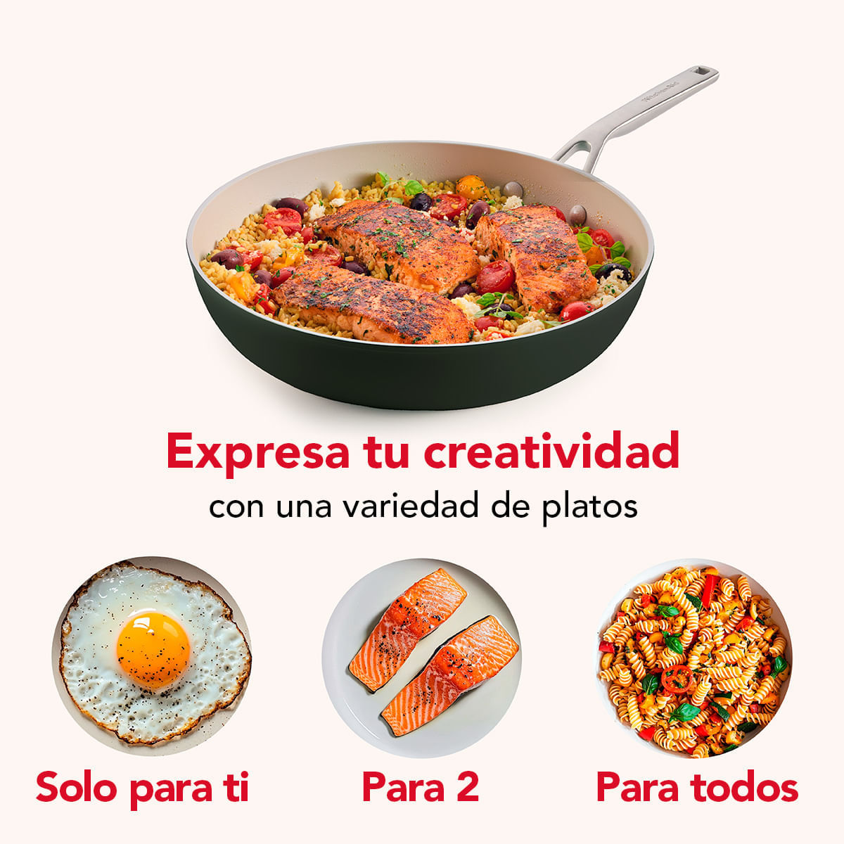Juego de Ollas 11 pzs. Anodizado Duro, antiadh cerámico. Inducción, color Negro, KitchenAid. img #14