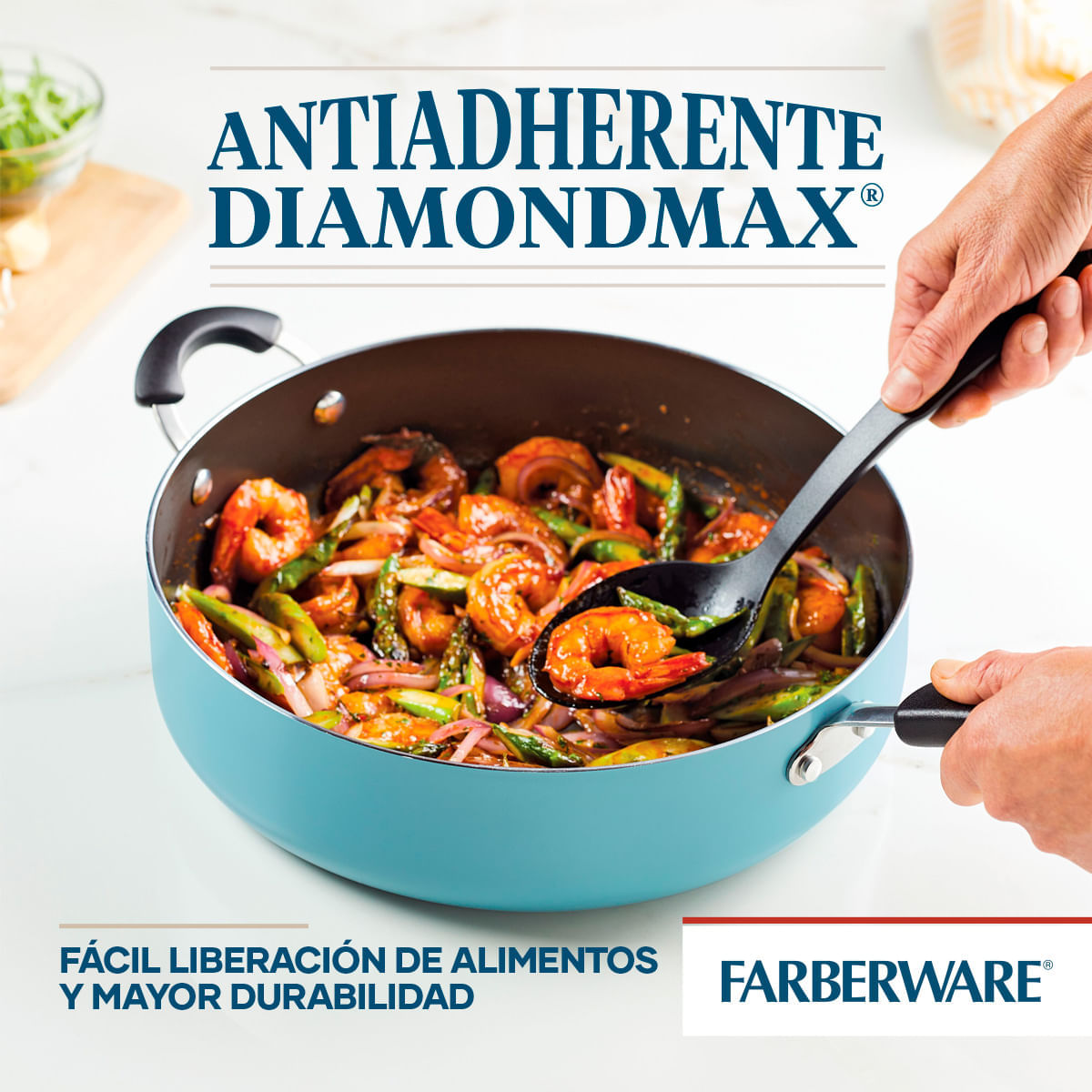 Sartén Jumbo 30cm, antiad. DiamondMax® Cookstart Farberware. img #5
