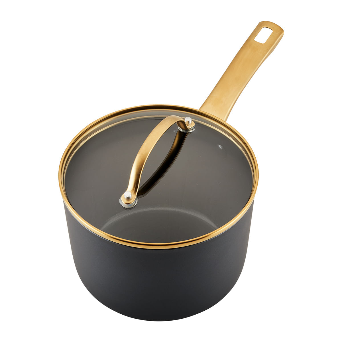 Perol 19cm con tapa de vidrio templado, aluminio forjado, antiadherente cerámico Max Induction. Farberware img #4