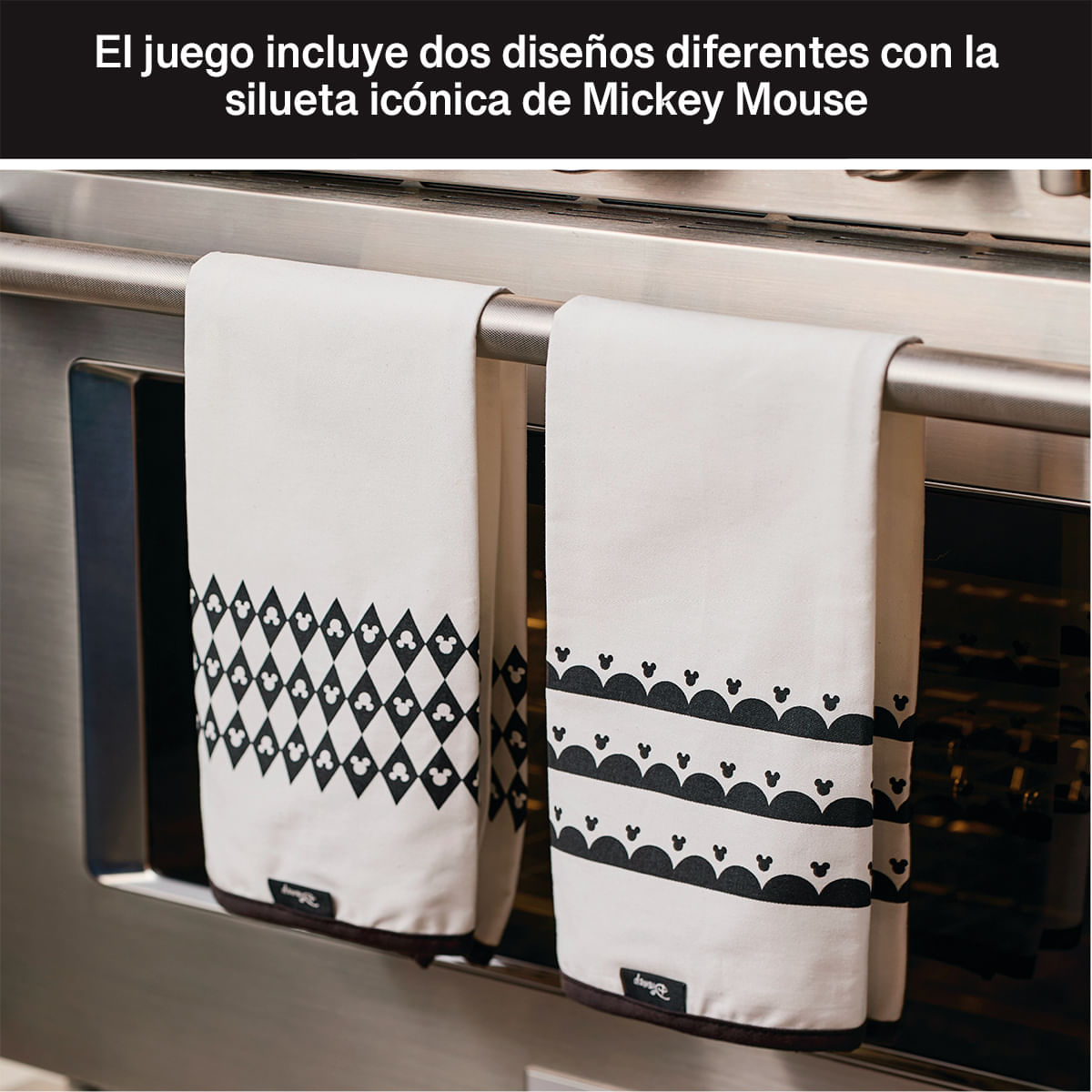 Set de 2 toallas de cocina. Colección Disney Home Monochrome. Farberware. img #6
