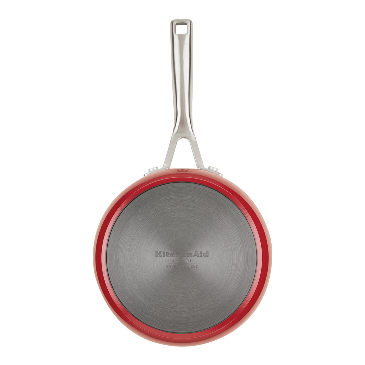 Perol 19.5cm, anodizado duro, antiadherente cerámico, tapa de vidrio templado. KitchenAid. img #3
