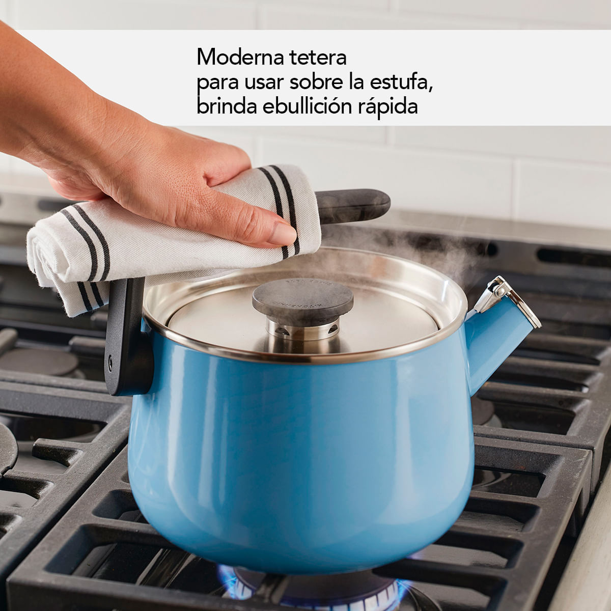 Tetera 1.9L, acero inoxidable esmaltado, apta para cocinas de inducción. KitchenAid. img #8