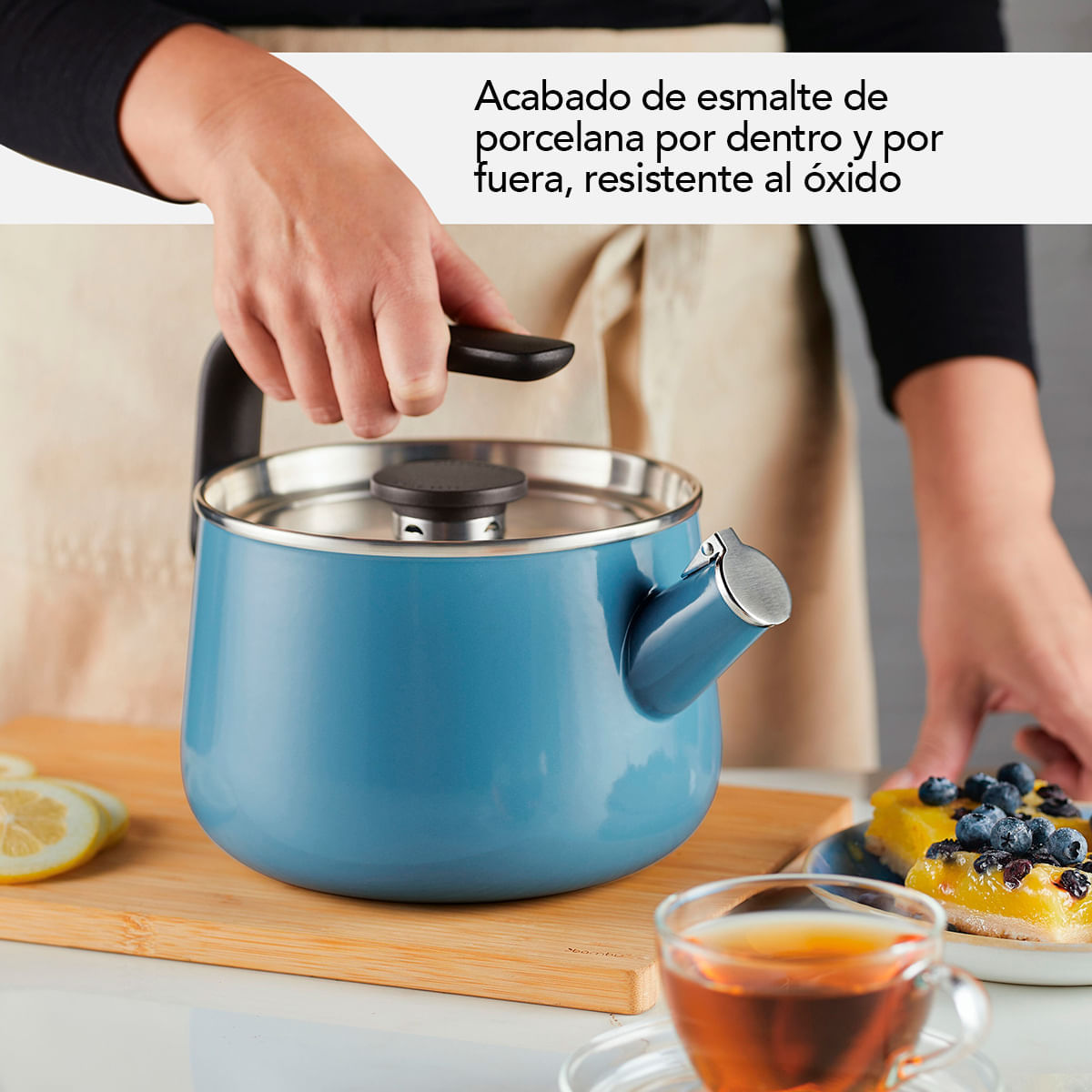 Tetera 1.9L, acero inoxidable esmaltado, apta para cocinas de inducción. KitchenAid. img #9