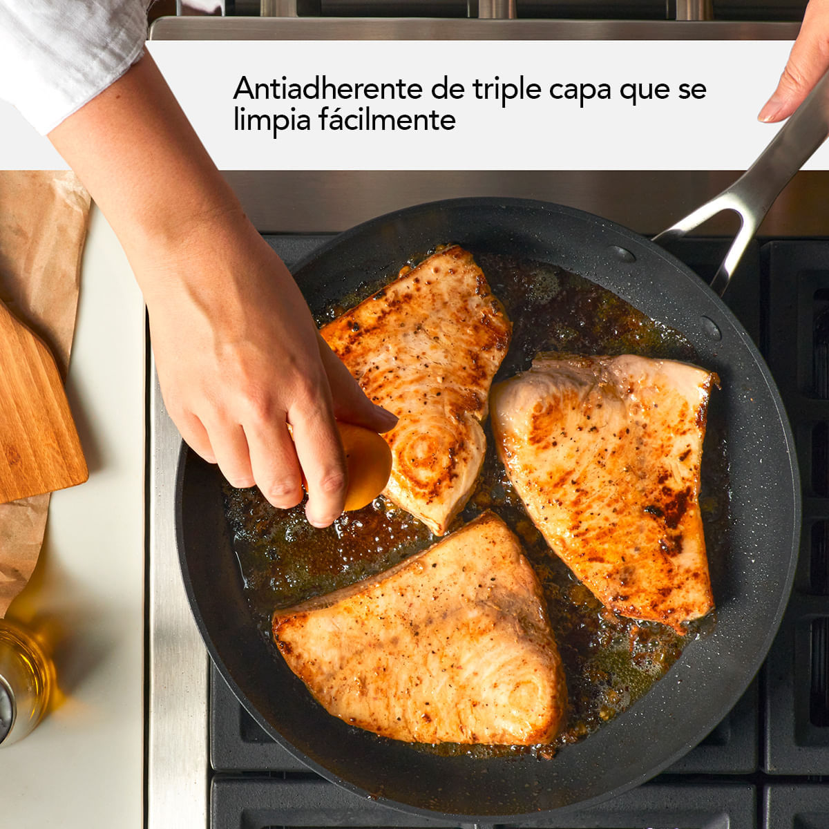 Juego de Ollas 11Pzs, anodizado duro antiadherente, Negro, KitchenAid. img #5