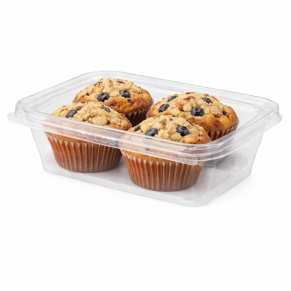 Contenedor Recipiente Rectangular 24 Oz Desechable X 200 Und img #4