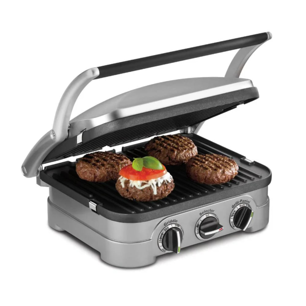 Parrilla Multifucional Cuisinart Griddler GR-4NNAS Plata img #6