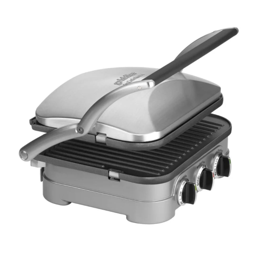 Parrilla Multifucional Cuisinart Griddler GR-4NNAS Plata img #2