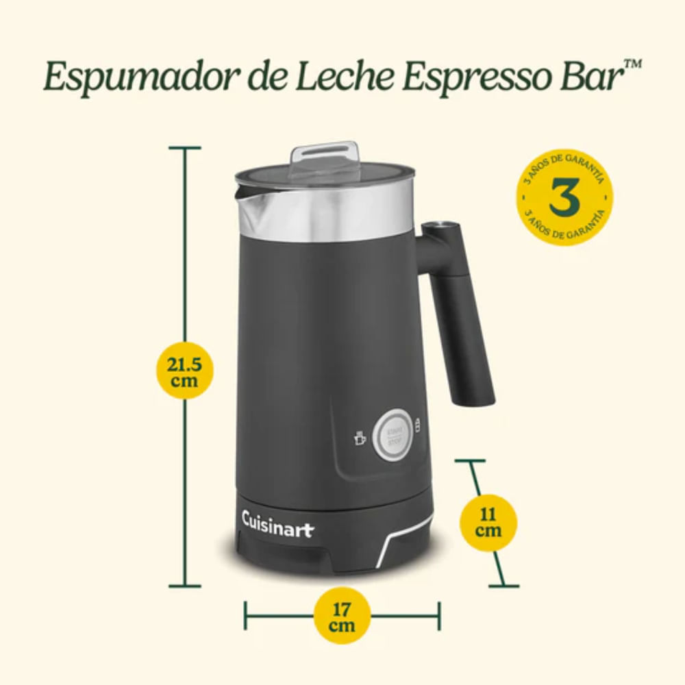 Espumador de Leche Cuisinart Espresso Bar FR-16C Negro img #2