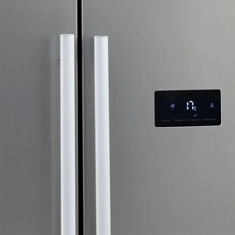 Nevecón Haceb Side by Side 563 Litros Manija Externa Panel Digital Inverter Gris img #5
