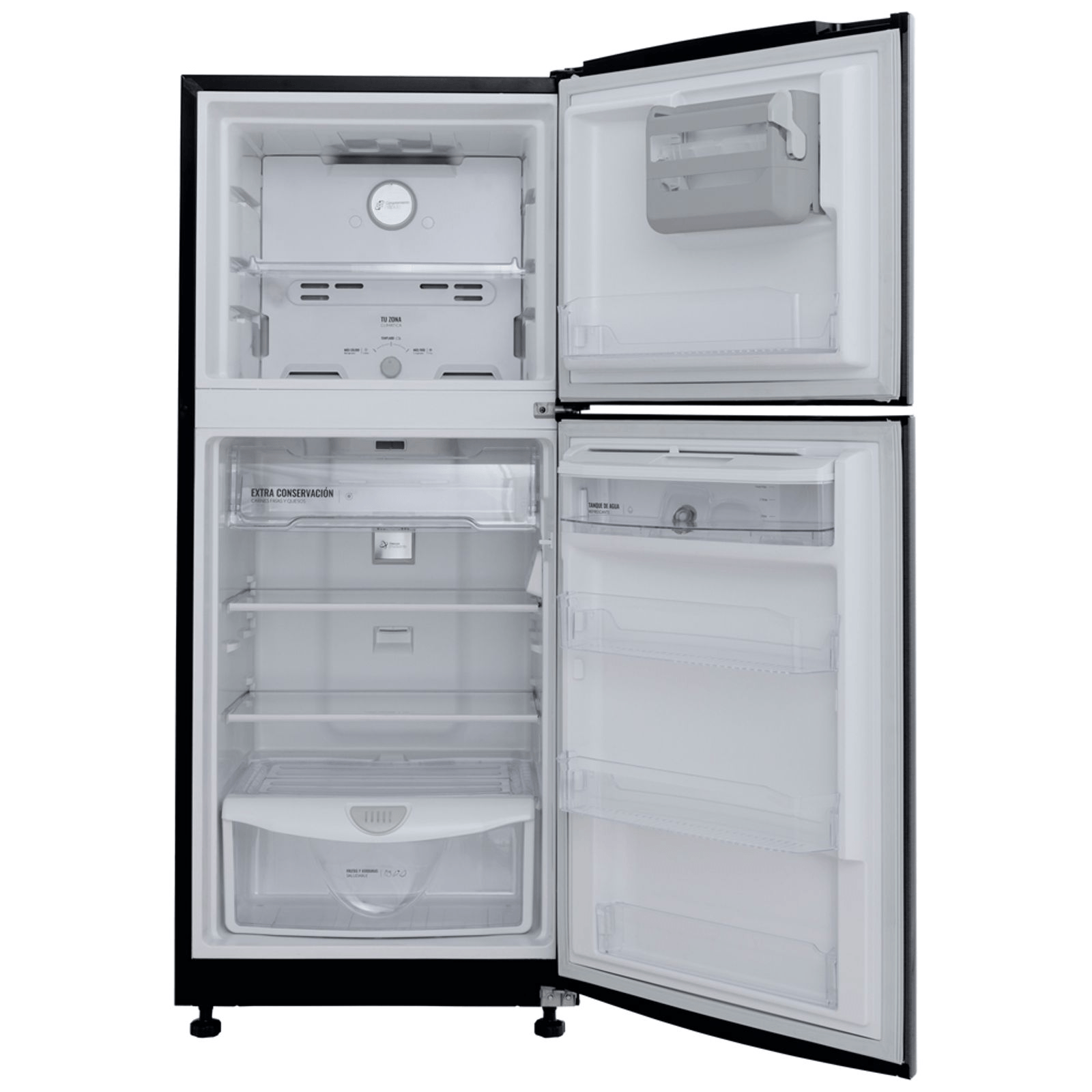 Nevera Haceb No Frost 271 Litros Congelador Superior Inverter Negro Esmeralda img #3