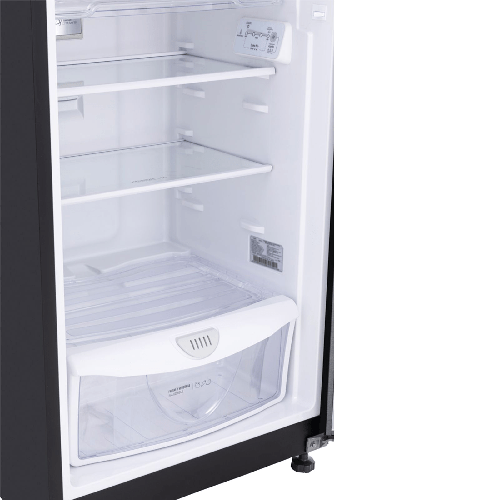 Nevera Haceb No Frost 271 Litros Congelador Superior Inverter Negro Esmeralda img #5