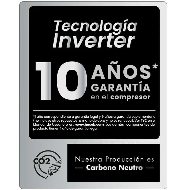 Nevera Haceb No Frost 271 Litros Congelador Superior Inverter Negro Esmeralda img #19