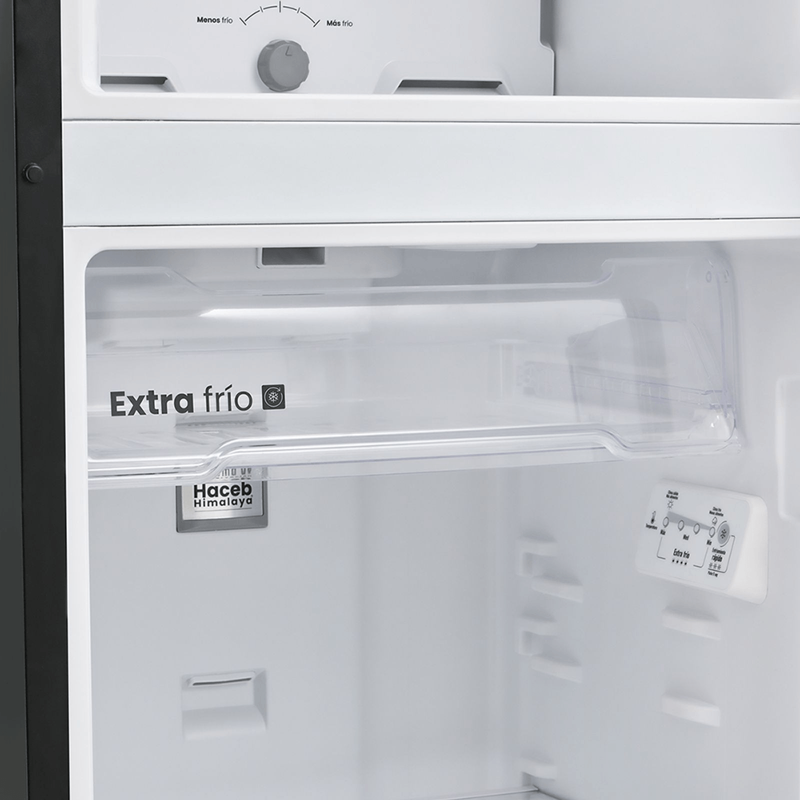 Nevera Haceb No Frost 271 Litros Congelador Superior Inverter Negro Esmeralda img #8