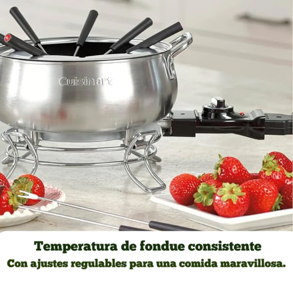 Fondue Electrico Cuisinart CFO-3SSP1 Plata img #7