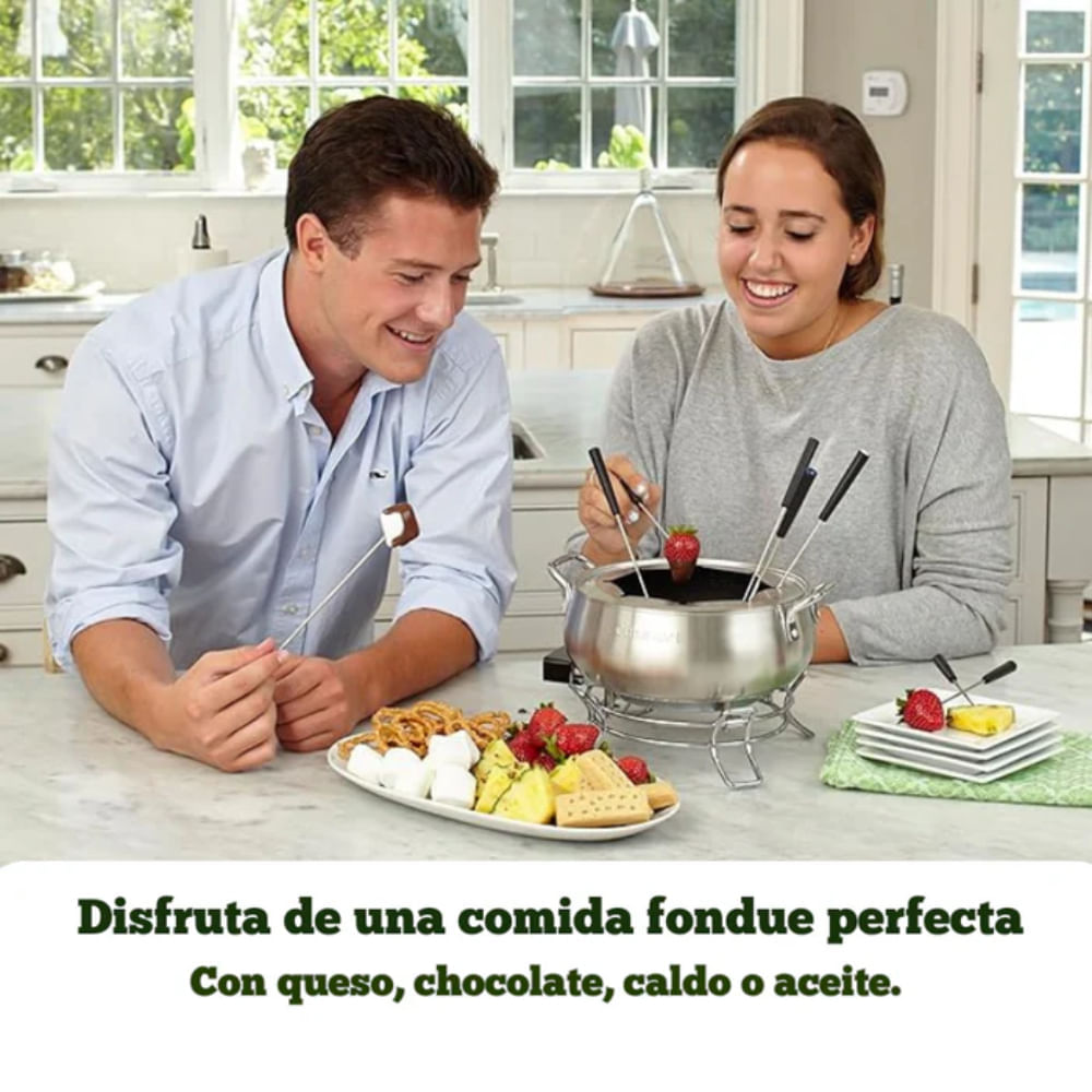 Fondue Electrico Cuisinart CFO-3SSP1 Plata img #6