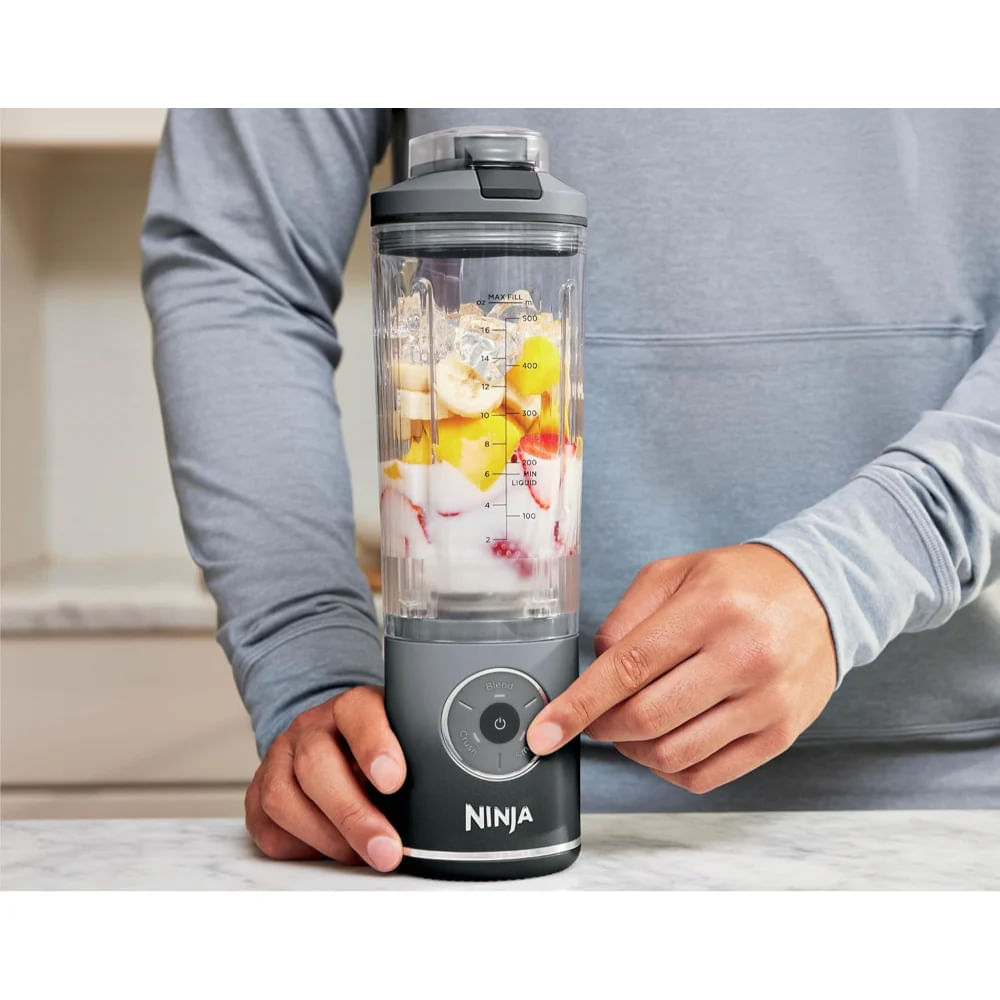 Licuadora Portátil Ninja Recargable Blast Max™ BC251GY Gris img #3