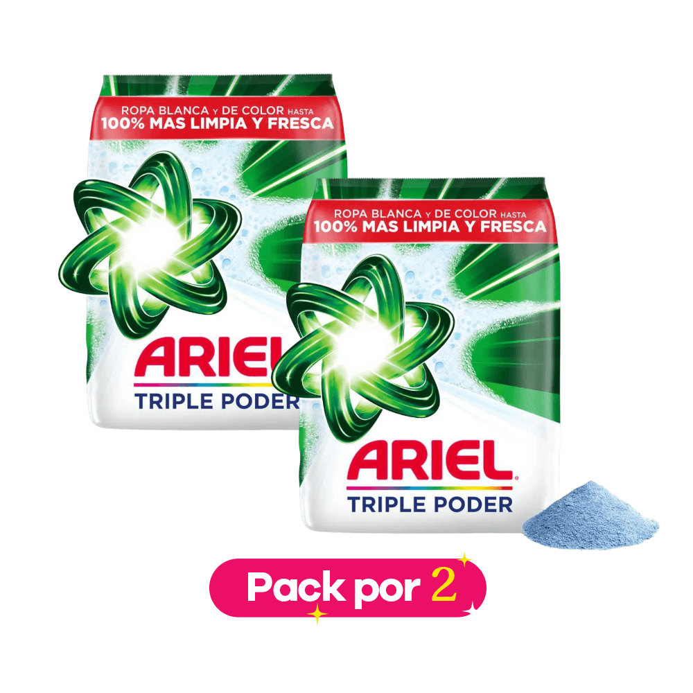 Pack x2 Detergente en polvo Ariel 5kg img #1