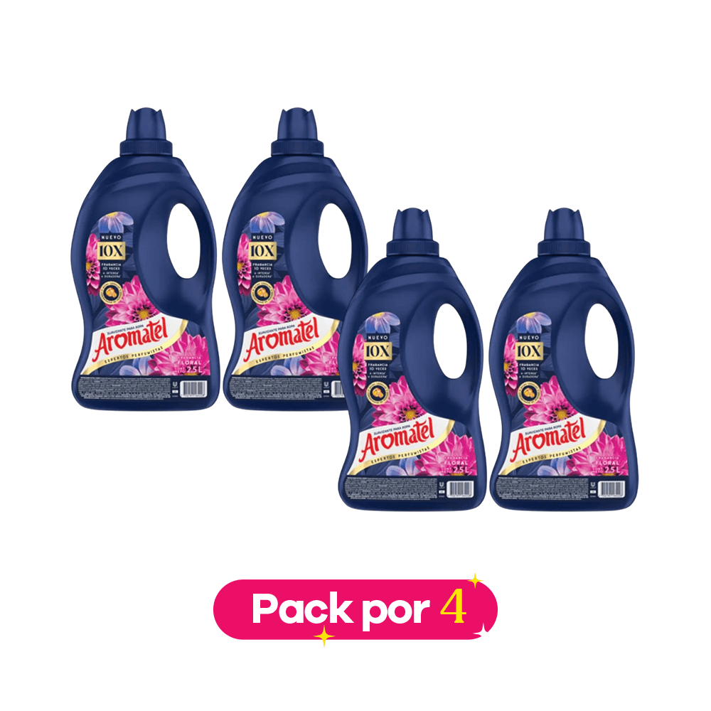 Pack x4 Suavizante AROMATEL fragancia floral (10000 ml) img #1