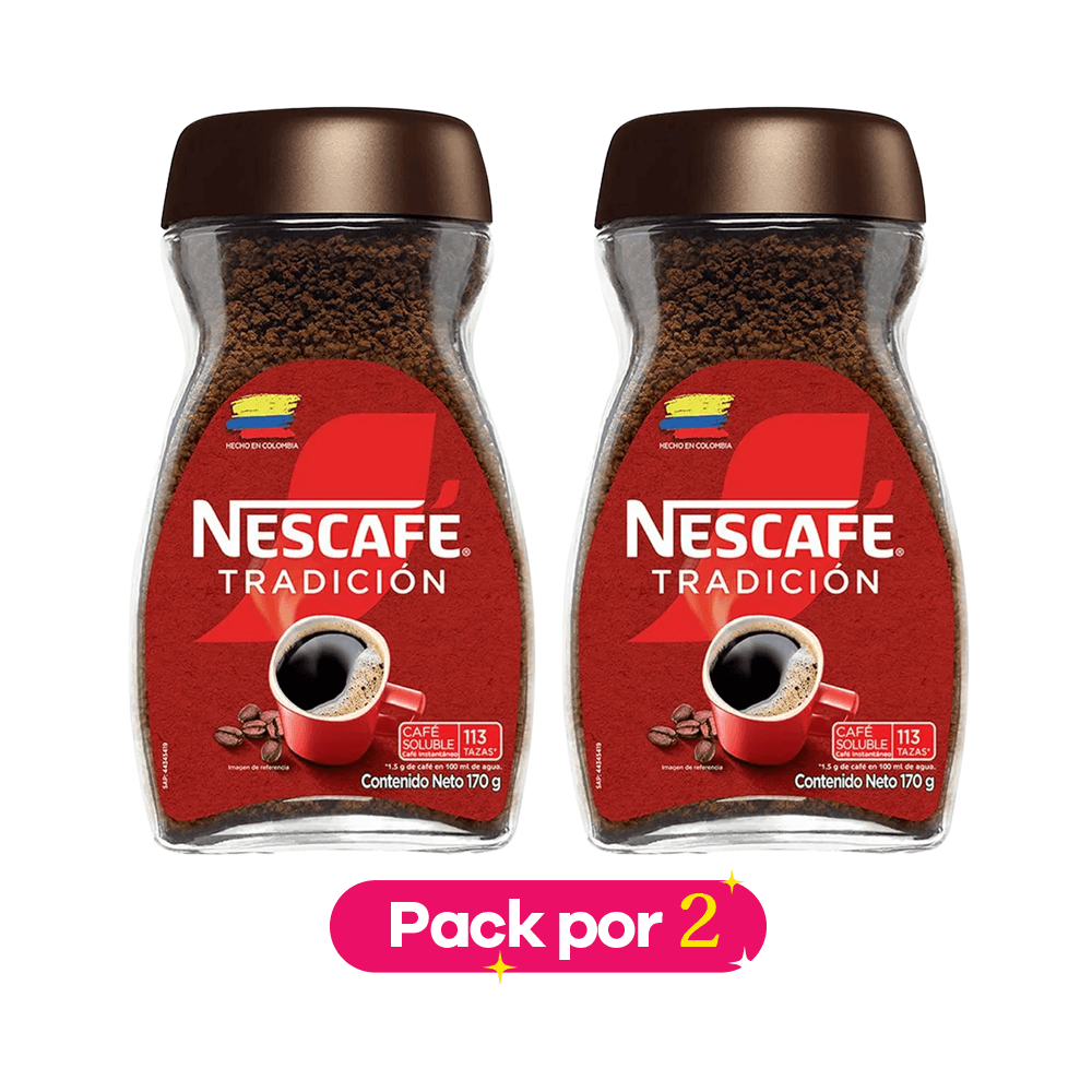 Pack X2 Cafe Instantaneo Tradición NESCAFE img #1