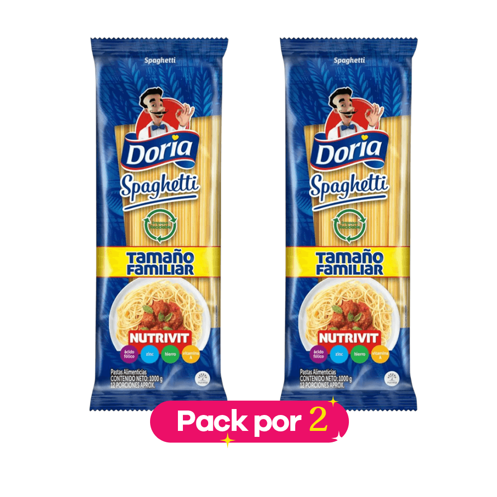 Pack X2 Spaguetti Clásico Doria img #1