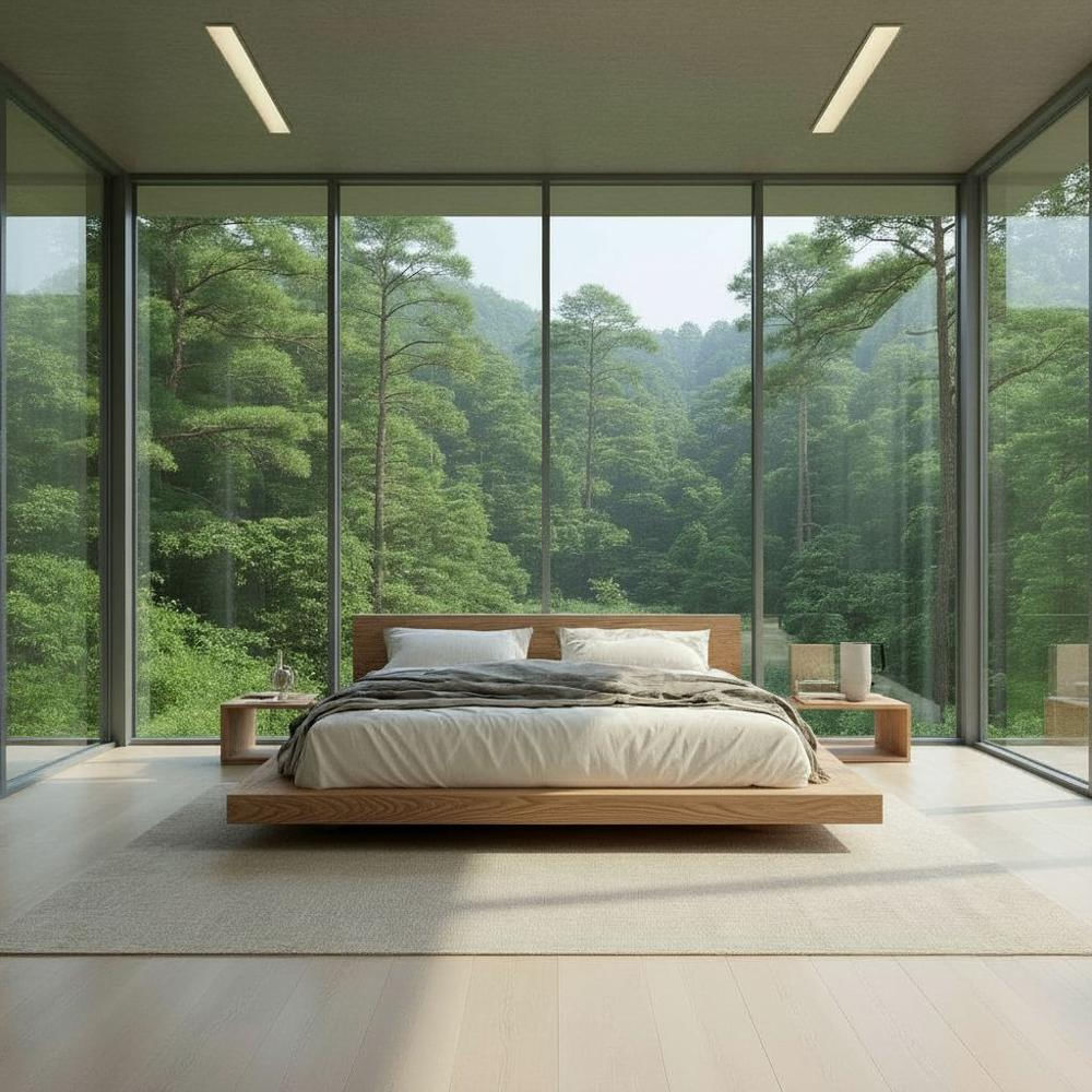 Cama Userkaf Queen En Roble img #2