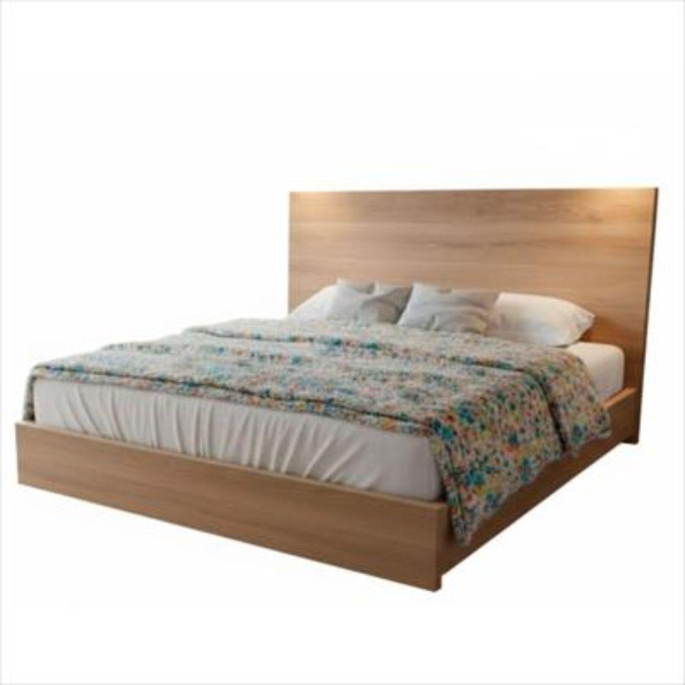 Cama Trevi Queen En Roble img #1