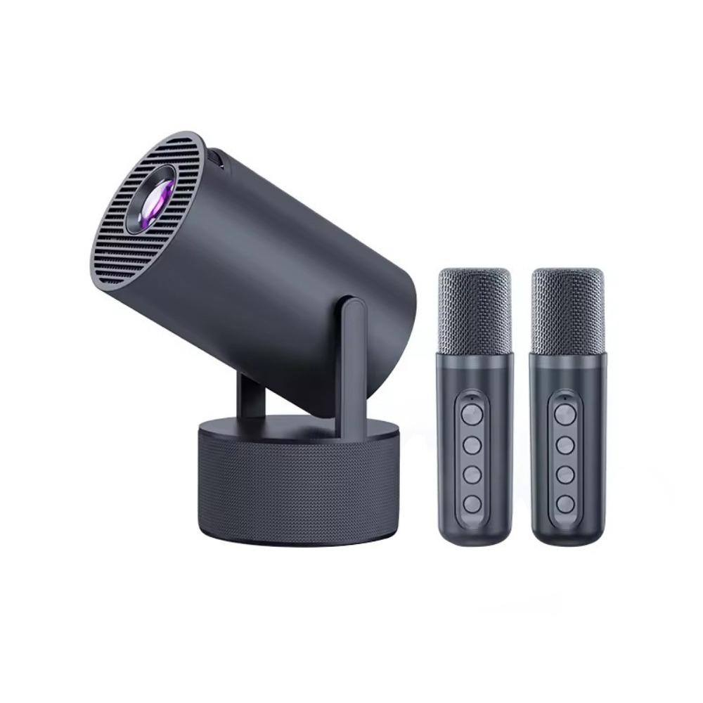 Proyector Hy300 Pro Android Karaoke Con Microfonos img #5