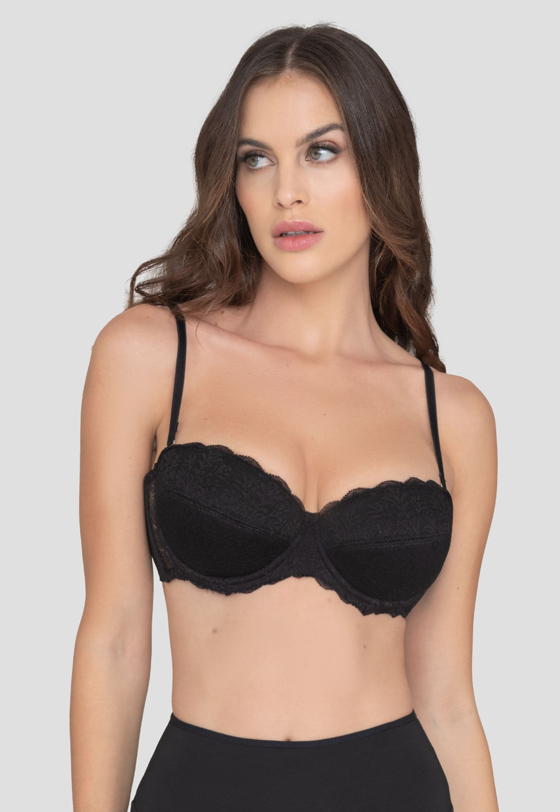 Brasier Mujer Negro Fi 96900 Talla 34
