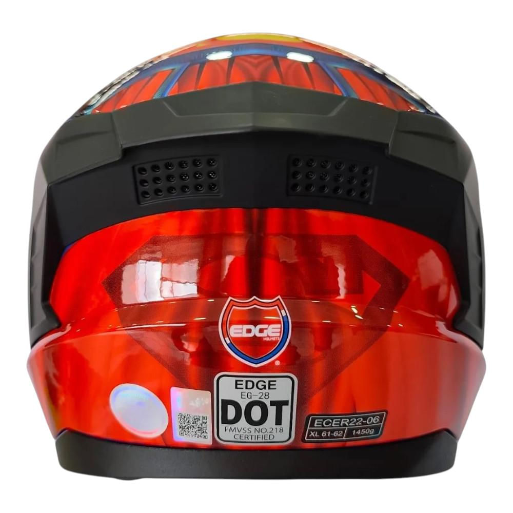 Casco Dc Integral Extreme Superman Cert.Dot Ece Azul img #5