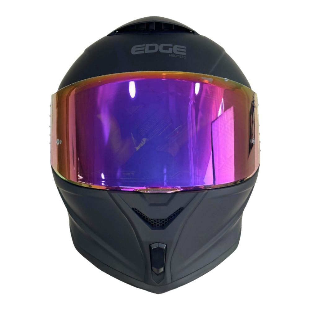 Casco Edge Integral Shanghai Cert.Dot Ece Negro Met. Morado img #3